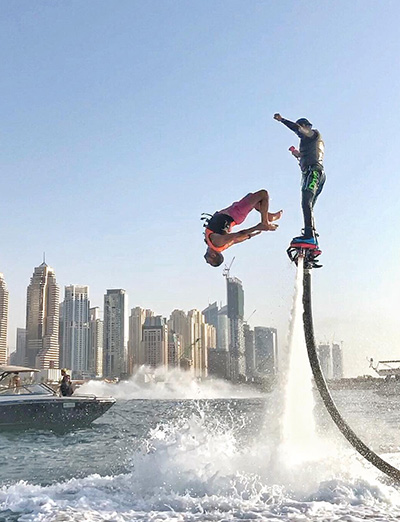 dubai flyboard adventure