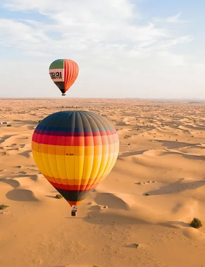 hot air balloon ride in Dubai