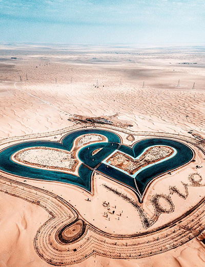 love lake al qudra dubai